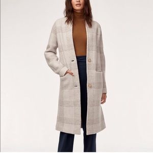 Wilfred Plaid Dujardin Sweater Jacket